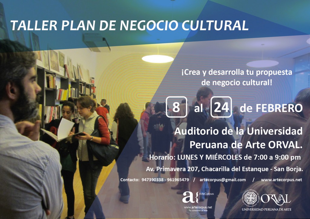 TALLER PLAN DE NEGOCIO CULTURAL ARTECORPUS