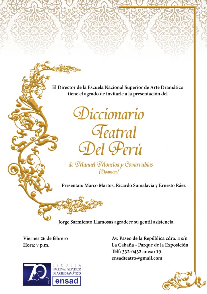 Invitación diccionario