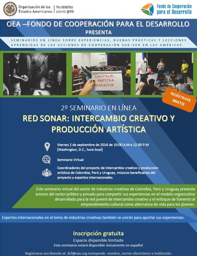 red sonar intercambio