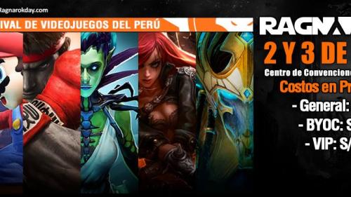 “RAGNAROK 2016” el primer festival de videojuegos del Perú.