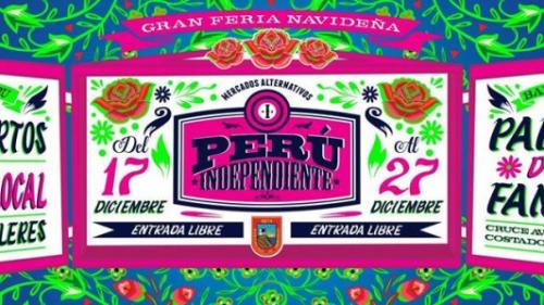 Feria Perú Independiente del 17 al 27 de diciembre