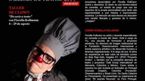 Taller de Clown "De serio a tonto"