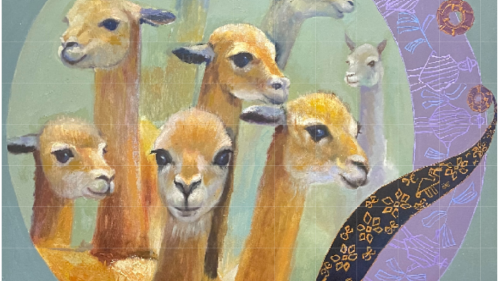 DANIEL CONTRERAS CASTILLO. TITULO CHACCU. MIXTA SOBRE LIENZO. MEDIDAS 80 x 80 cm.JPG