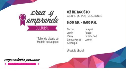 Flyer – Crea y Emprende Regiones