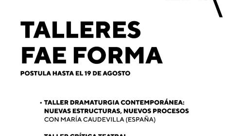 Festival de Artes Escénicas de Lima 2023 - TALLERES FAE FORMA 2023