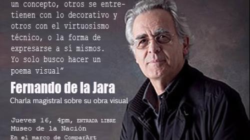 Charla magistral de Fernando de la Jara. Hoy 4pm, Sala Kuelap del Museo de la Nación. Entrada Libre