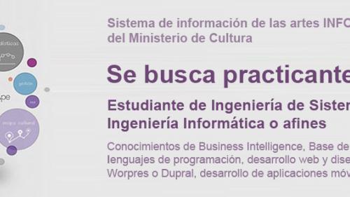 Convocatoria de prácticas pre-profesionales para el Sistema de Información de las Artes