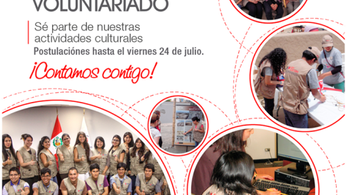 Únete al Programa de Voluntariado.Segunda convocatoria 2015 del Ministerio de Cultura.