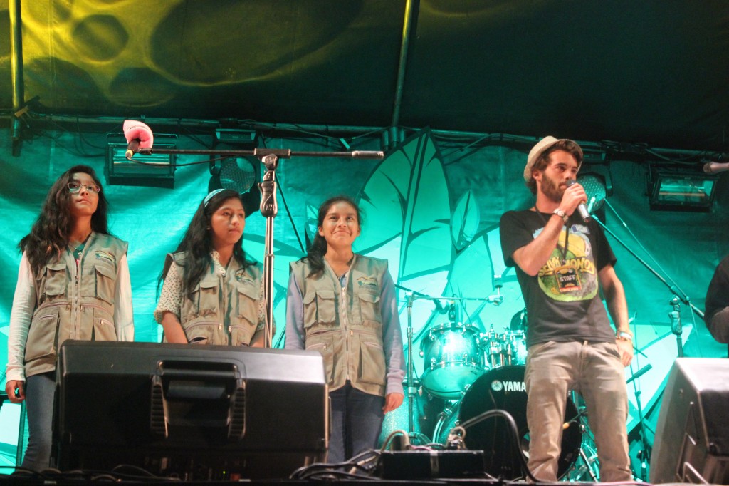 Una pausa por una presentación de la conservación de la naturaleza