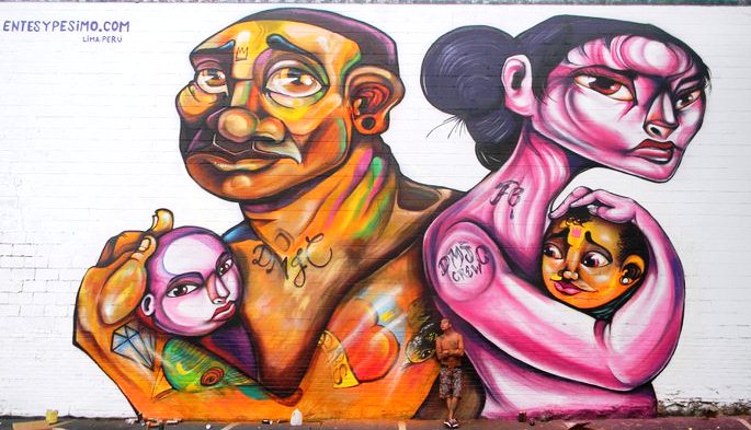 Obra de artistas visuales peruanos Entes y Pésimo. Foto: entesypesimo.com