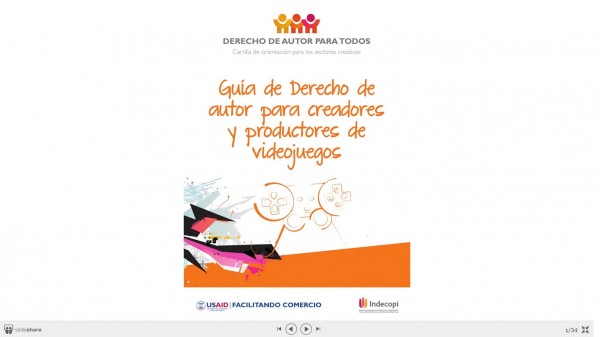 Guía de Derecho de autor para creadores y productores de videojuegos