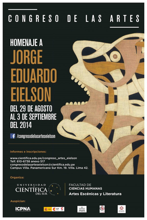 Finalizó: Congreso de las Artes en homenaje a artista Jorge Eduardo Eielson inicia este viernes 29 de agosto