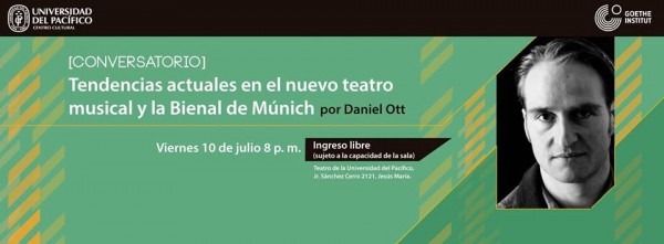 Conversatorio. Tendencias Actuales en el Nuevo Teatro Musical y la Bienal de Múnich. Hoy viernes 10 de julio