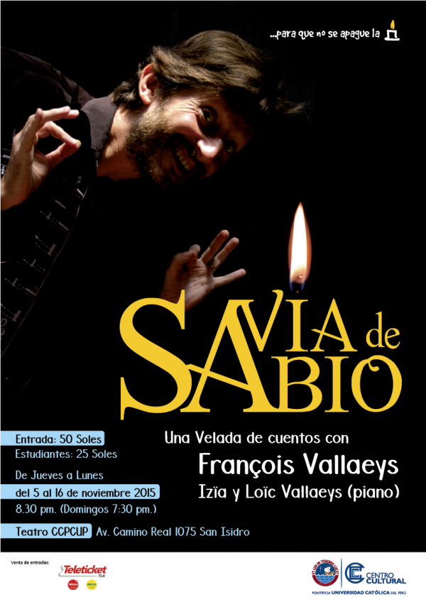 SAVIA DE SAVIO: Cuentos de sabiduría con Francois Vallaeys