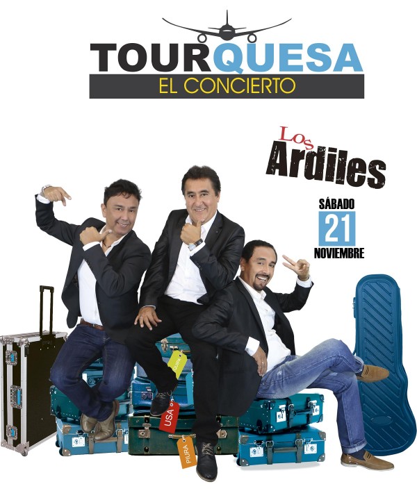 [CONCIERTO] LOS ARDILES PRESENTAN SHOW TOURQUESA. ESTE 21 DE NOVIEMBRE.