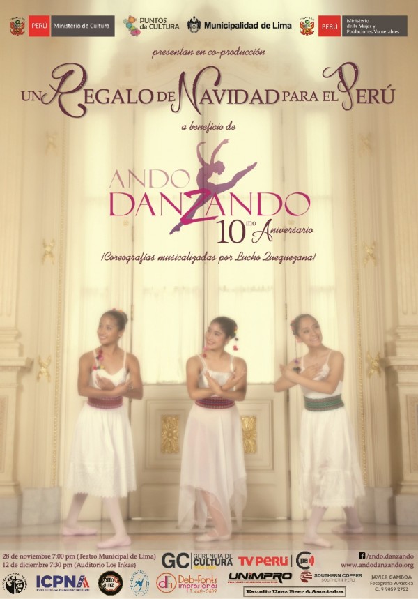 [PRESENTACIÓN DE DANZA] UN REGALO DE NAVIDAD PARA EL PERÚ por los 10 años de ANDODANZANDO.