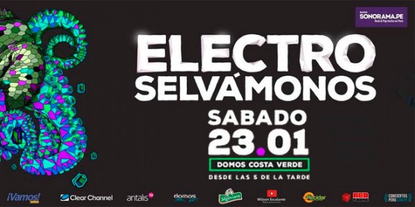 YA LLEGA EL ELECTRO SELVÁMONOS 2016. SÁBADO 23 DE ENERO DE 2016