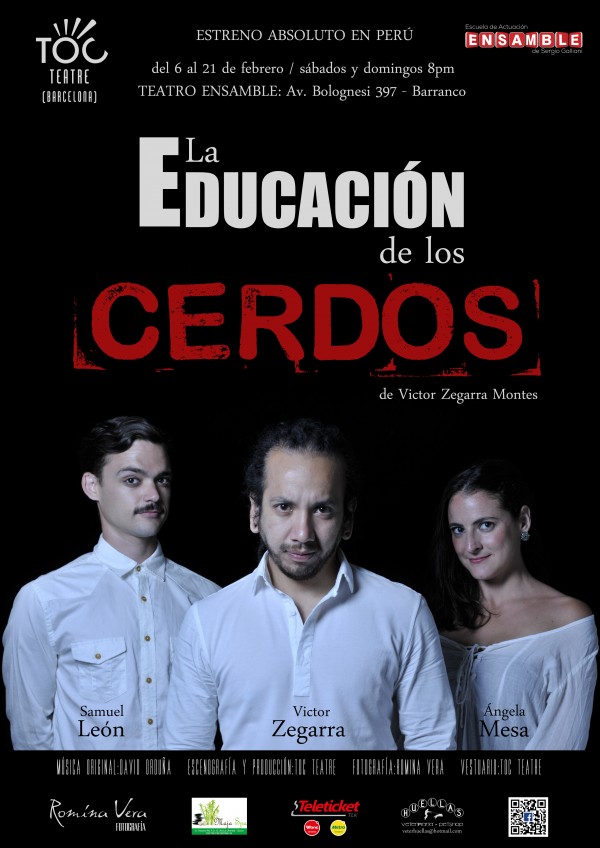 [ESTRENO] La educación de los cerdos. Sábados y domingos del 6 al 21 de febrero