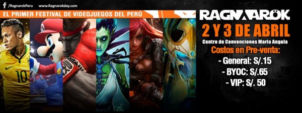“RAGNAROK 2016” el primer festival de videojuegos del Perú.