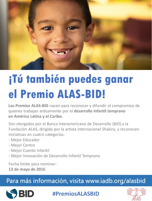 Convocatoria a Premios ALAS-BID 2016 – Categoria: Mejor Cuento Infantil. Participa hasta el 13 de mayo