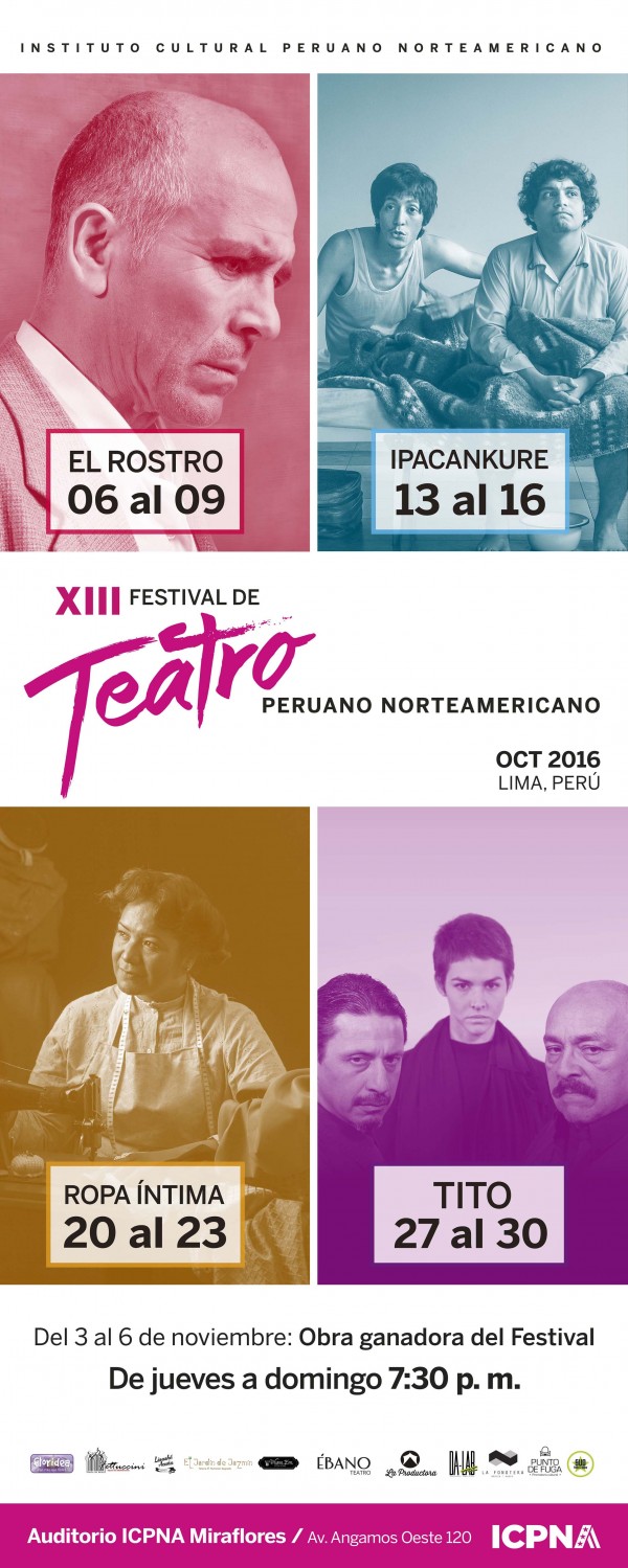 [FESTIVAL] XIII Festival de Teatro Peruano Norteamericano