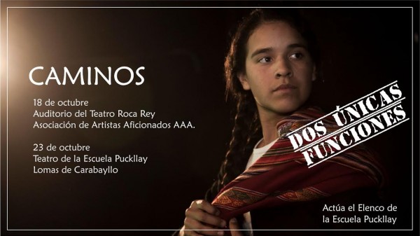 [TEATRO] “CAMINOS” este 18 y 23 de octubre