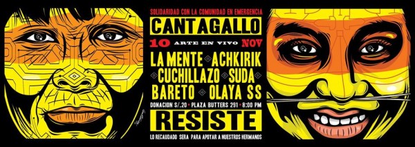 [Concierto Pro Fondos] Cantagallo Resiste – Este 10 de noviembre