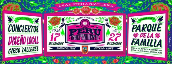 Feria Perú Independiente del 17 al 27 de diciembre