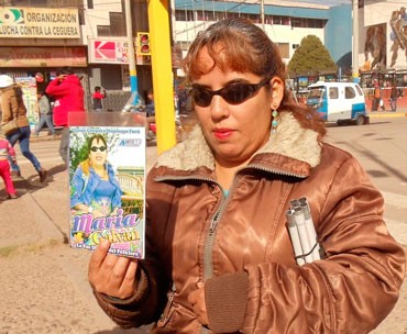 María Galván “la voz divina del folklore”: Artista folklórica invidente.