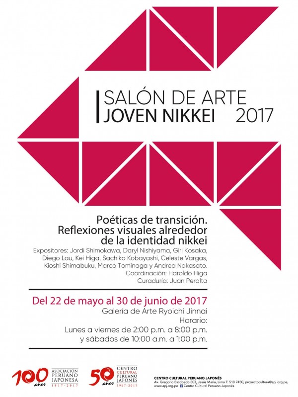 I Salón de Arte Joven Nikkei 2017 se presentará en el  Centro Cultural Peruano Japonés