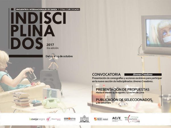 INDISCIPLINADOS III EDICIÓN:  Ira. CONVOCATORIA A LA PRESENTACIÓN DE COREOGRAFÍAS Y ACCIONES ESCÉNICAS