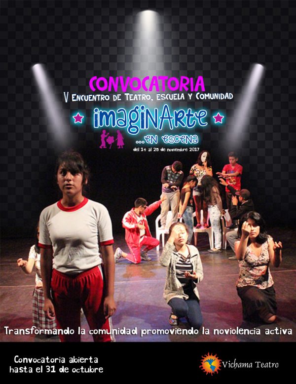 Convocatoria para el “V Encuentro de Teatro, Escuela y Comunidad ImaginArte en escena 2017”