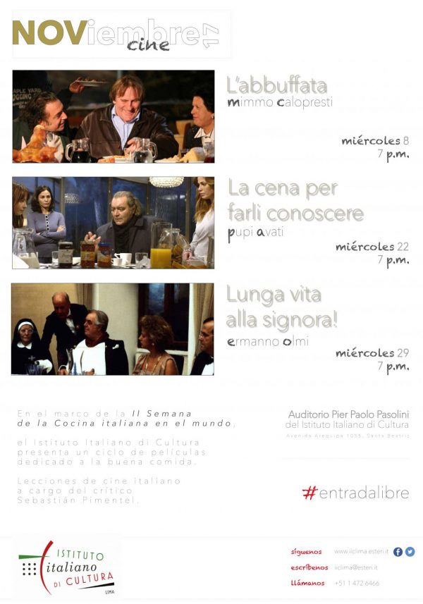 ¡NUEVO CICLO DE CINE ITALIANO!