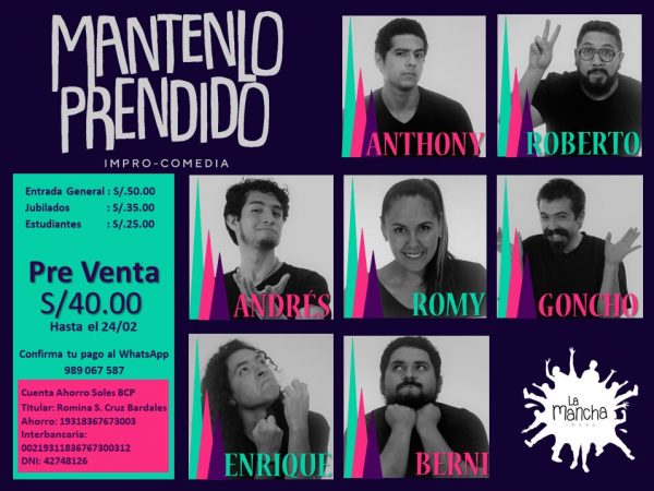 ESTE 2018 EL IMPRO SE APODERA DEL TEATRO DE LUCÍA CON “MANTENLO PRENDIDO”