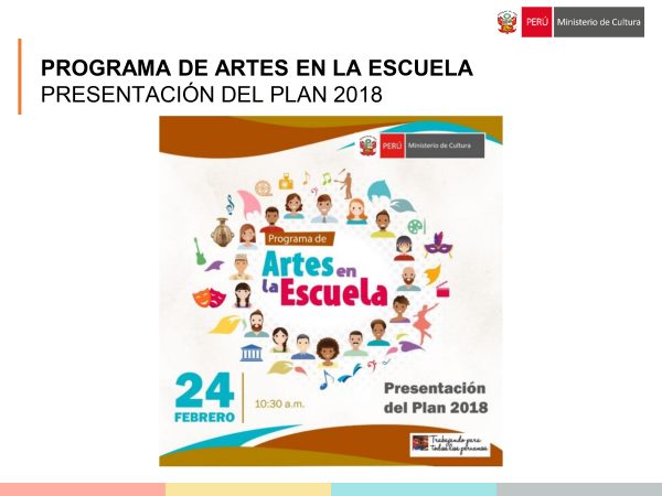 Noticias PASE | CONOCE EL PLAN 2018 DEL PROGRAMA DE ARTES EN LA ESCUELA-PASE