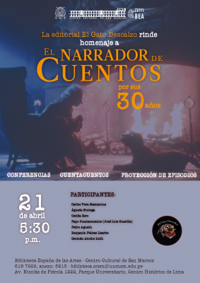 INFOARTES – Homenaje por el 30° aniversario de la serie de TV “El Narrador  de Cuentos”