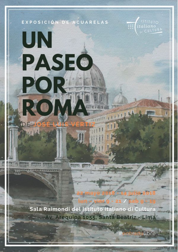EXPOSICIÓN “UN PASEO POR ROMA” EN EL INSTITUTO ITALIANO DE CULTURA