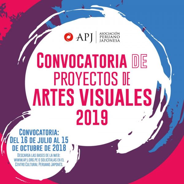 CONVOCATORIA DE PROYECTOS DE ARTES VISUALES 2019