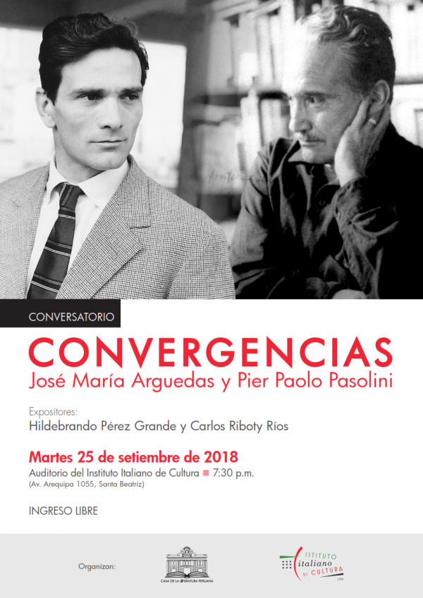 Conversatorio “Convergencias: José María Arguedas y Pier Paolo Pasolini”