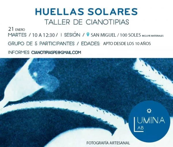 TALLER DE CIANOTIPIA “HUELLAS SOLARES”