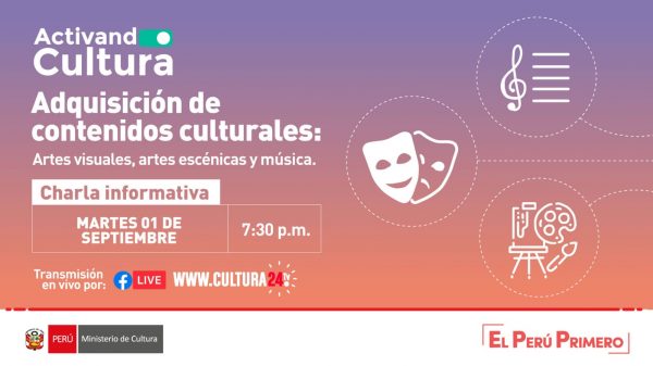 RECORDATORIO: HOY CHARLA INFORMATIVA ADQUISICIÓN DE CONTENIDOS CULTURAL 7: 30PM