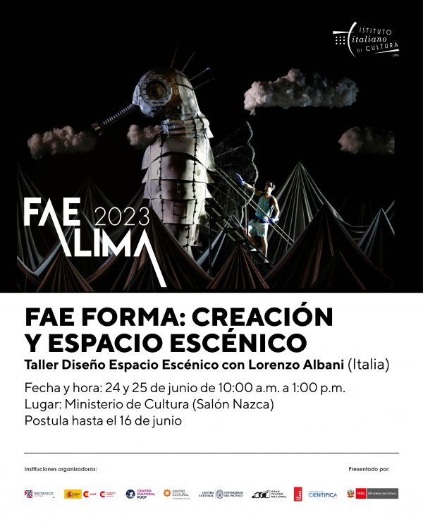 FAE FORMA: CREACIÓN Y ESPACIO ESCÉNICO/ Taller diseño del espacio escénico