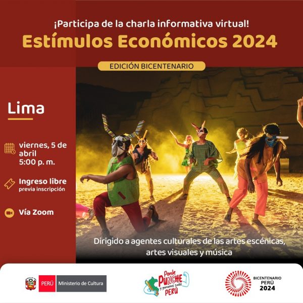 Taller de Diseño de proyectos culturales para postular a los Estímulos Económicos para la Cultura 2024